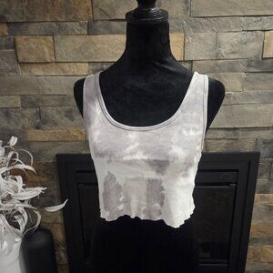 Garage Tie Dye Ribbed Cropped Tank Top